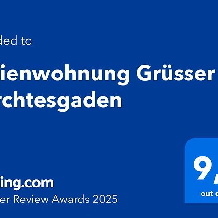 Ferienwohnung Gruesser In Berchtesgaden Exteriör bild